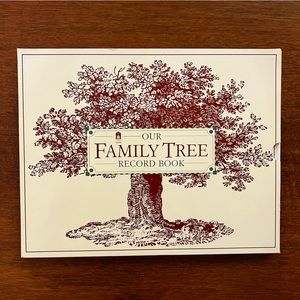 Family Tree Record Book, New Condition